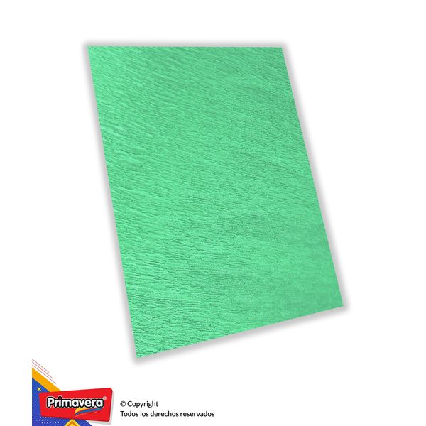 1 Paquete papel crepe, 8 Hoja, 25x60 cm,105 gr, Colores Estándar - ArtBendix