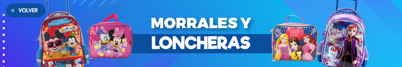 Banner Morrales y Loncheras Disney