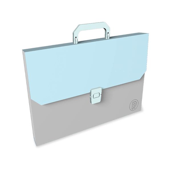 Maletin-Plastico-Unicolor-Azul-Pastel