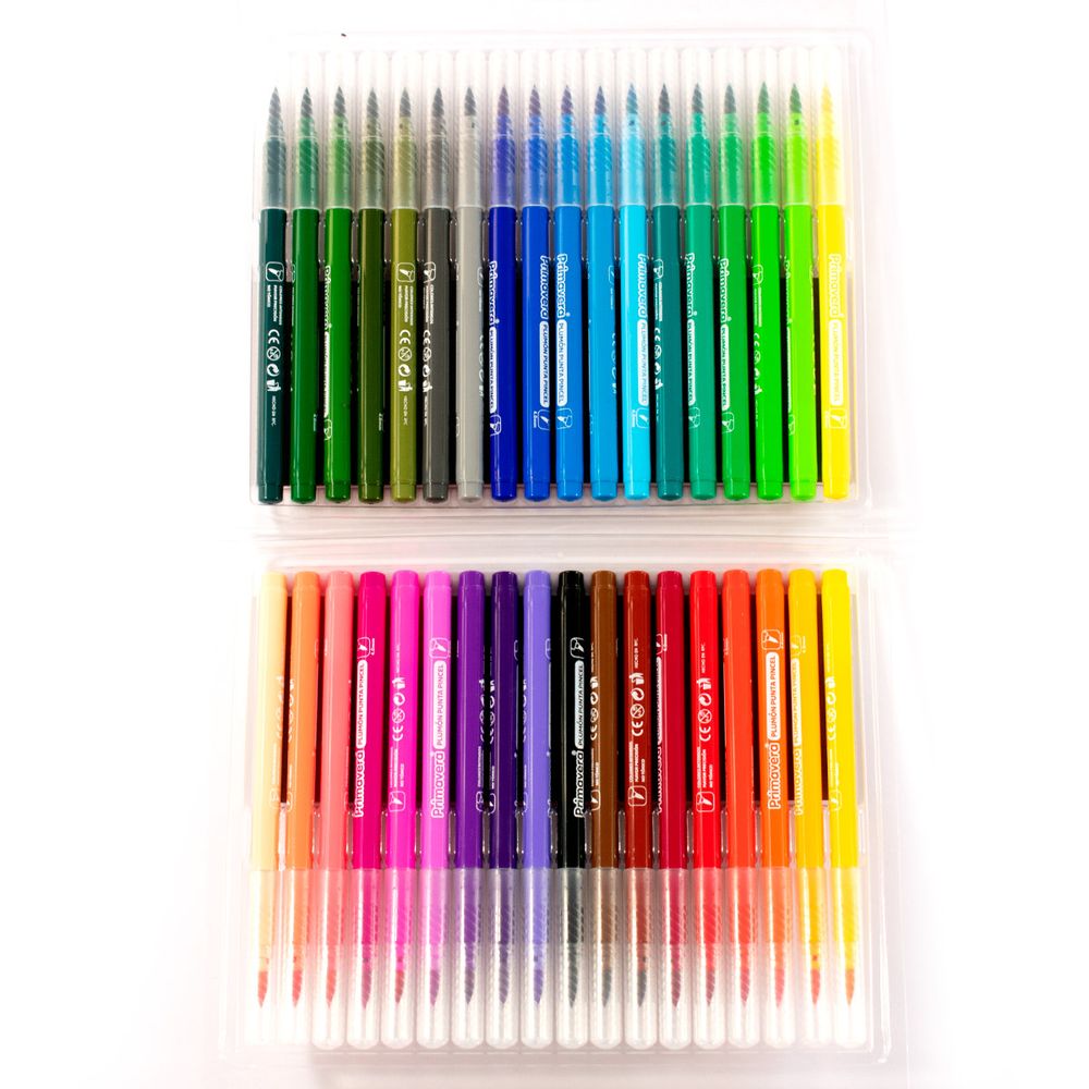 colores de punta pincel