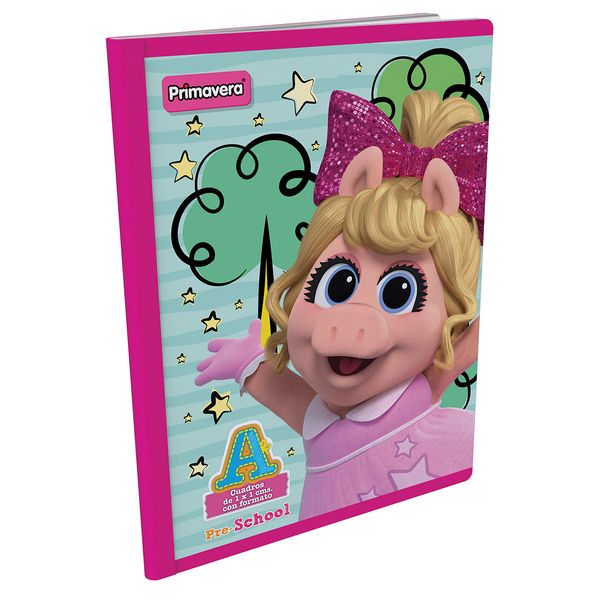 Cuaderno-Cosido-Pre-School-A-Muppet-Babies-Rosado-