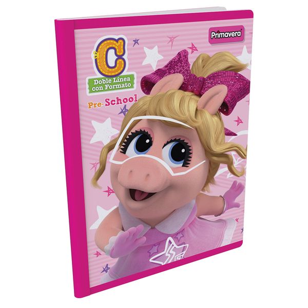 Cuaderno-Cosido-Pre-School-C-Muppet-Babies-Rosado-