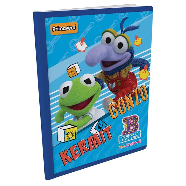 Cuaderno-Cosido-Pre-School-B-Muppet-Babies-Azul-Claro-