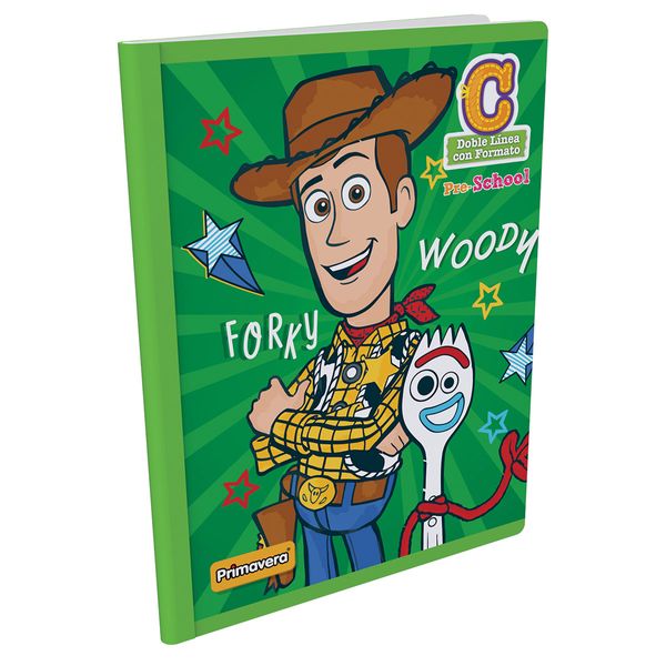 Cuaderno-Cosido-Pre-School-C-Toy-Story-4-Verde-