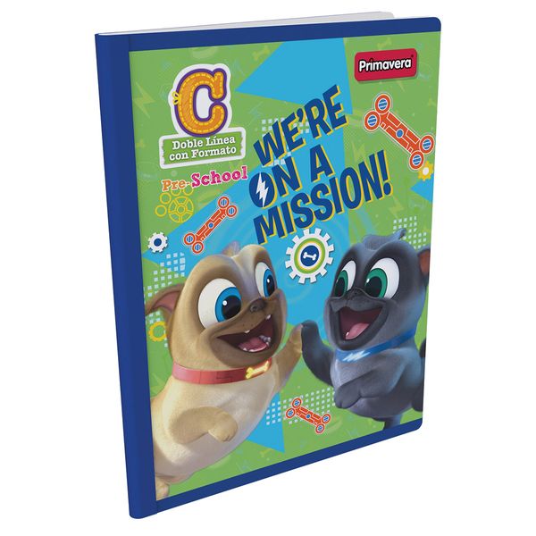 Cuaderno-Cosido-Pre-School-C-Puppy-Dog-Pals-Azul-Claro-