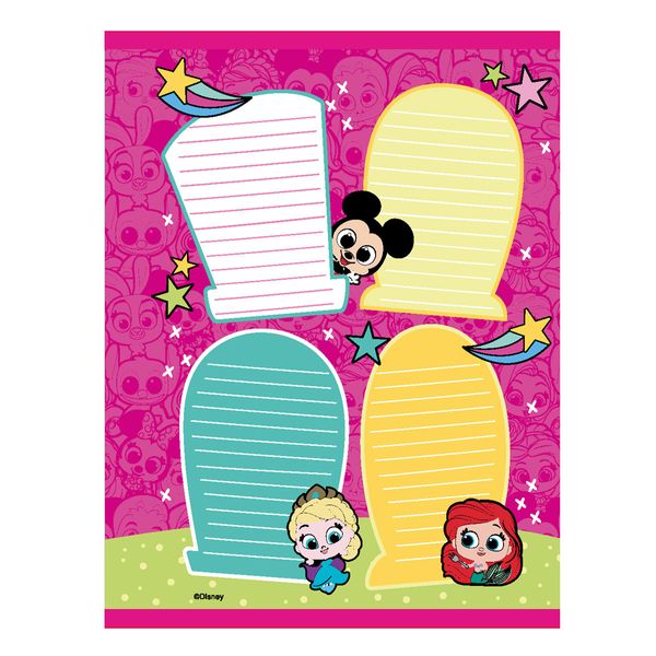 Cuaderno-Cosido-Disney-Doorables-Fucsia