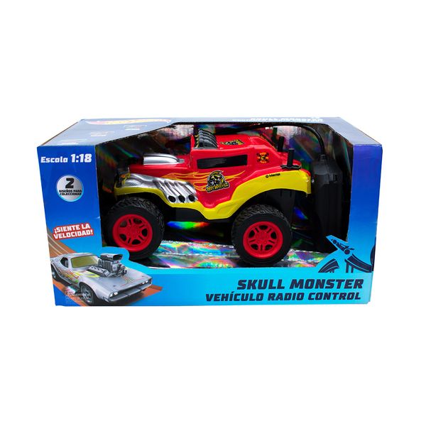 Auto-Skull-Monster-Control-Remoto-Hotwheels-2