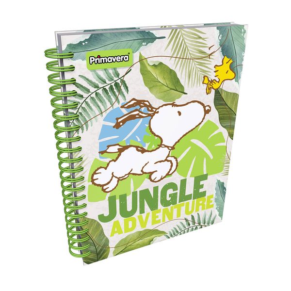 Cuaderno-Argollado-Pasta-Dura-Grande-Peanuts-Jungle-Adventure