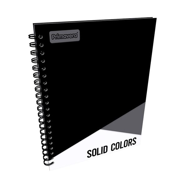 Cuaderno-Argollado-Pasta-Dura-Grande-Solid-Colors-Unicolor-Negro-y-Gris