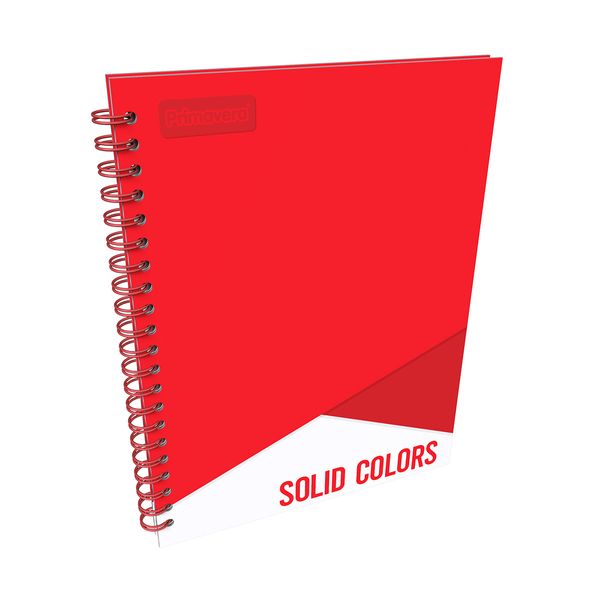 Cuaderno-Argollado-Pasta-Dura-Grande-Solid-Colors-Unicolor-Rojo-y-Blanco