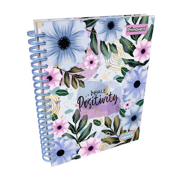 Cuaderno-Argollado-Pasta-Dura-Grande-Flower-Power-Inhale-Positivity