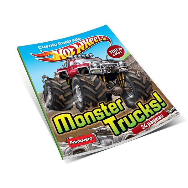 Cuento-Ilustrado-Hot-Wheels-Monster-Trucks-