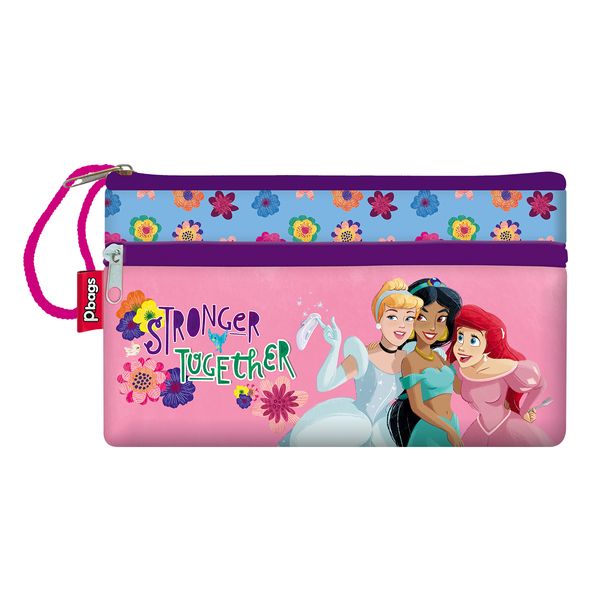 Cartuchera-3-Bolsillos-Princesas-Stronger-Together