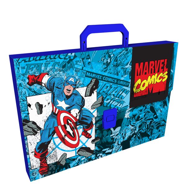 Maletin-Plastico-13-Bolsillos-Marvel-Comics-Capitan-America