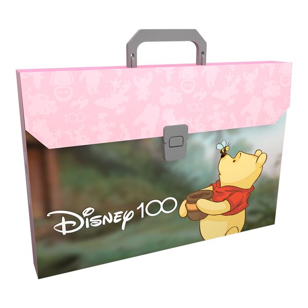 Maletin-Plastico-13-Bolsillos-Disney-100-Winnie-Pooh