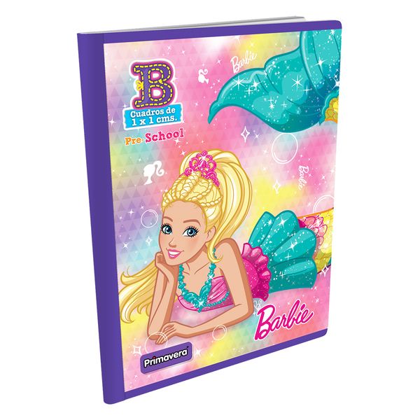 Cuaderno-Cosido-Pre-School-B-Barbie-Sirena-Burbujas-Colores