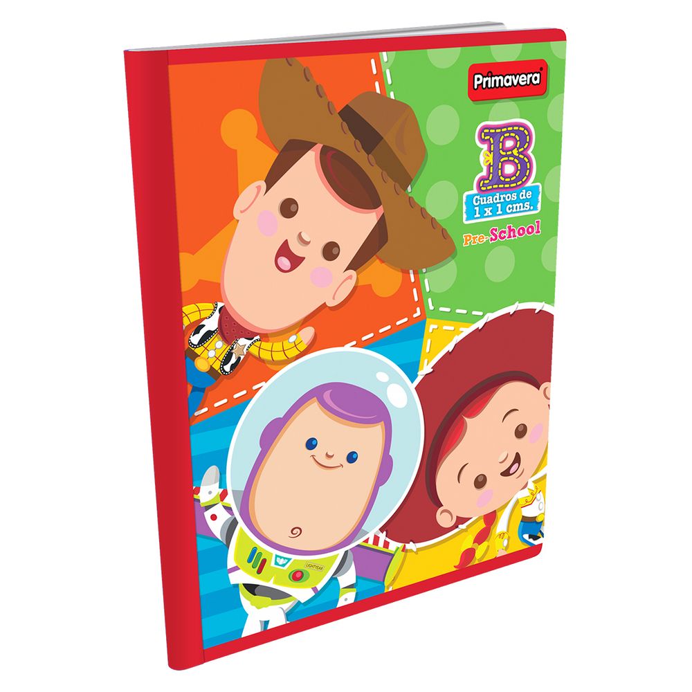 Cuaderno Cosido Pre-School B Toy Story 4 Woody Buzz Jessie -  papelesprimavera