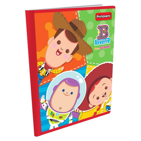 Cuaderno-Cosido-Pre-School-B-Toy-Story-4-Woody-Buzz-Jessie