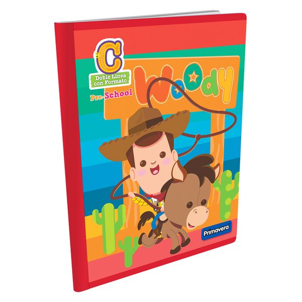 Cuaderno-Cosido-Pre-School-C-Toy-Story-4-Woody-Tiro-al-Blanco