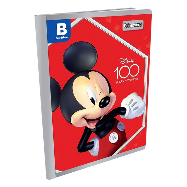 Cuaderno-Cosido-Pre-School-B-Disney-100-Mickey-Rojo