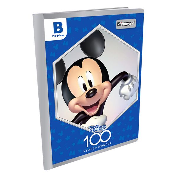 Cuaderno-Cosido-Pre-School-B-Disney-100-Mickey-Azul