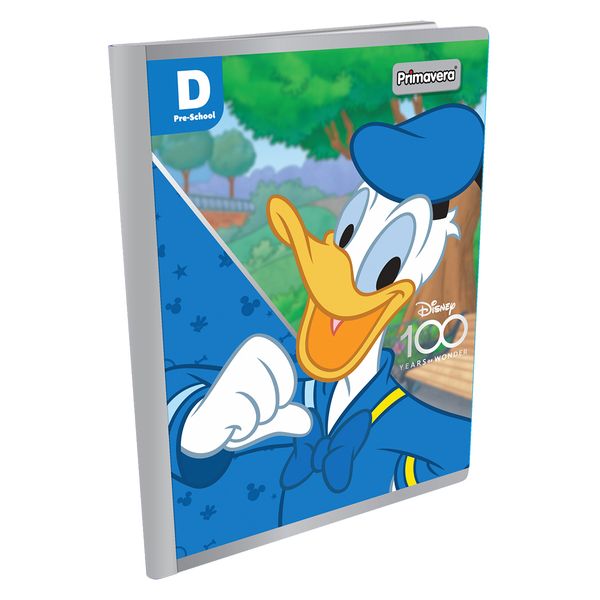Cuaderno-Cosido-Pre-School-D-Disney-100-Donald-Azul