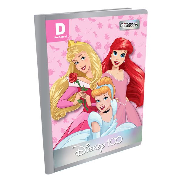 Cuaderno-Cosido-Pre-School-D-Disney-100-Princesas-Aurora-Ariel-Cenicienta