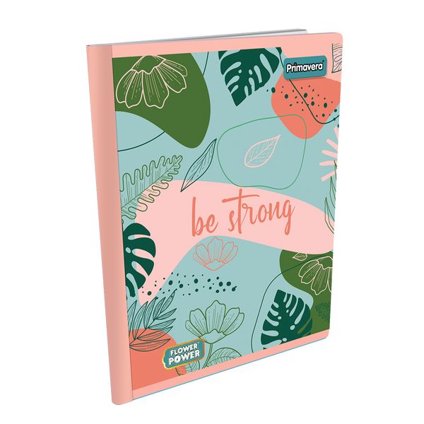 Cuaderno-Cosido-Flower-Power-Trendy-Be-Strong