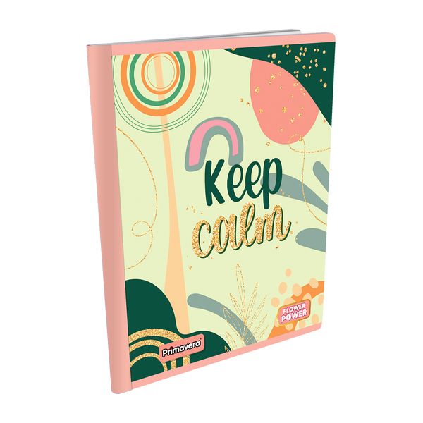 Cuaderno-Cosido-Flower-Power-Trendy-Keep-Calm