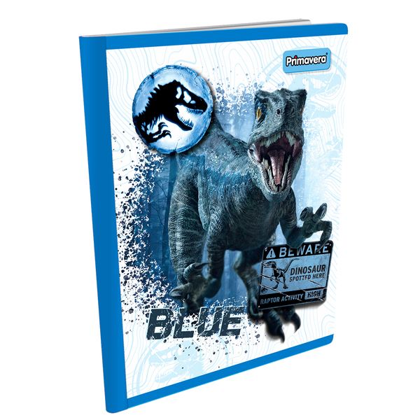 Cuaderno-Cosido-Jurassic-World-Blue-Beware-Dinosaur-Spotted-Here