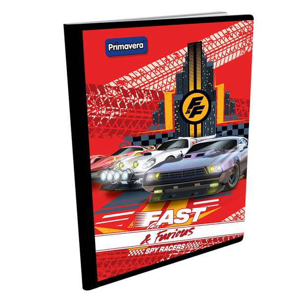 Cuaderno-Cosido-Fast---Furious-Spy-Racers-Red