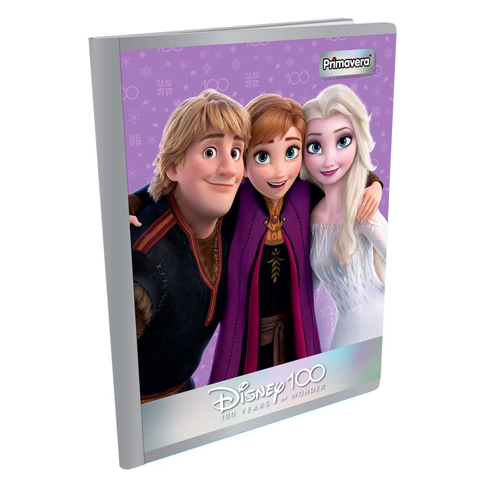 Subtropical abrigo Diploma Cuaderno Cosido Disney 100 Frozen II Kristoff Anna Elsa - papelesprimavera