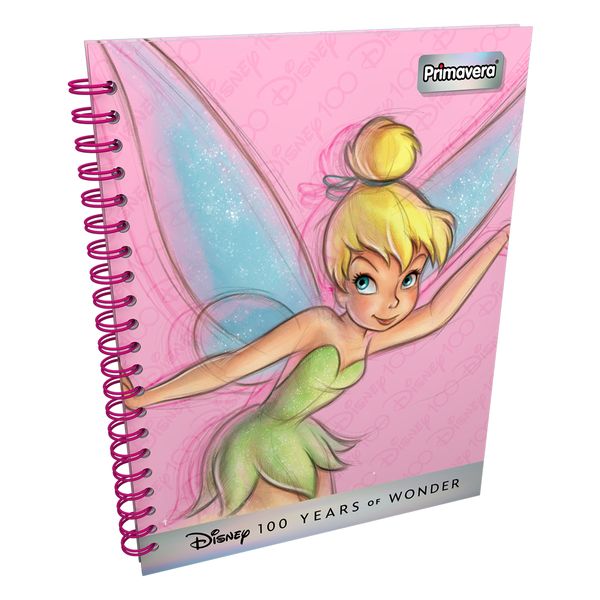 Cuaderno-Argollado-Pasta-Dura-Grande-Disney-100-Thinkerbell-Sketch