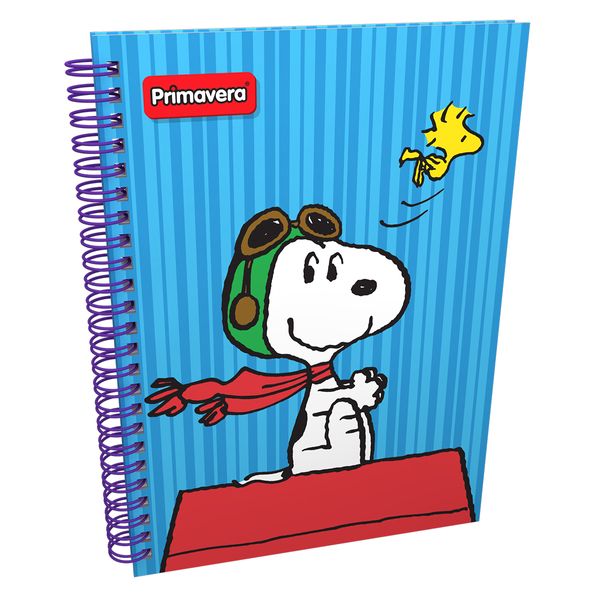 Cuaderno-Argollado-Pasta-Dura-Peanuts-Snoopy-Piloto