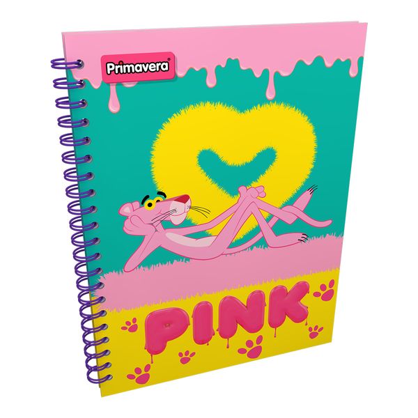 Cuaderno-Argollado-Pasta-Dura-Grande-Pantera-Rosa-PINK-Pintura