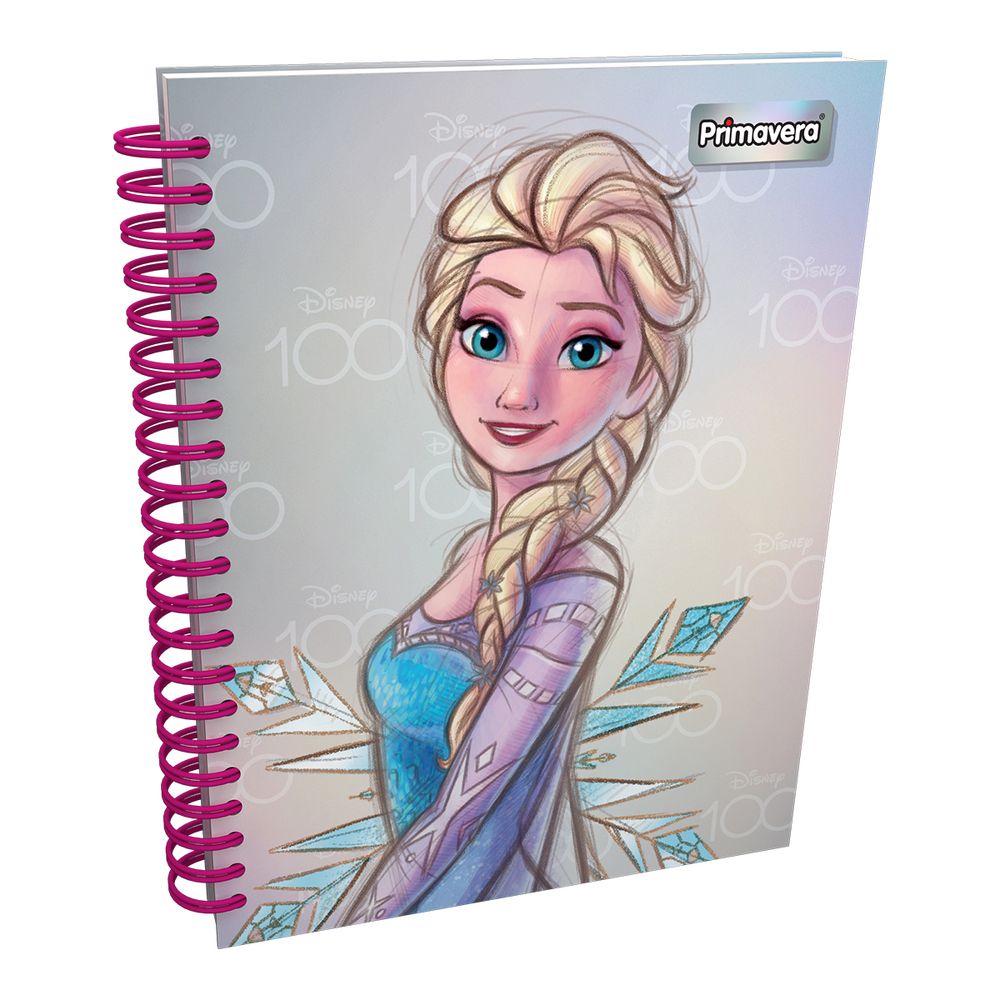 Cuaderno Argollado Pasta Dura Grande Disney 100 Frozen II Elsa Sketch -  papelesprimavera