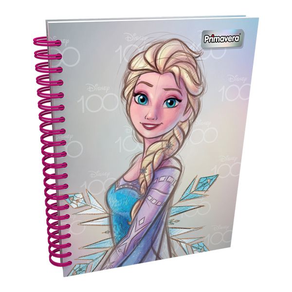 Cuaderno-Argollado-Pasta-Dura-Grande-Disney-100-Frozen-II-Elsa-Sketch