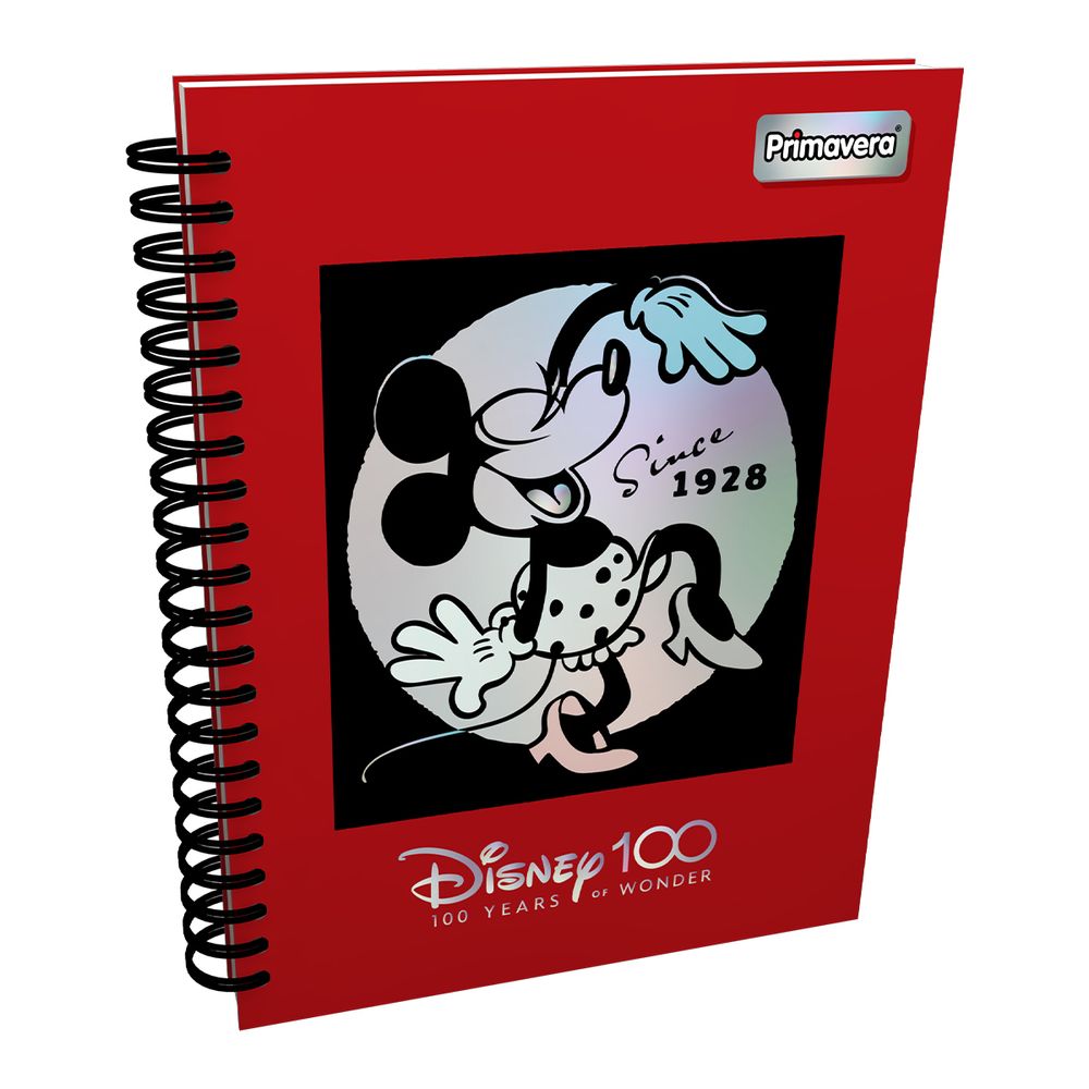 Cuaderno Argollado Pasta Dura Grande Disney 100 Minnie Since 1928 -  papelesprimavera