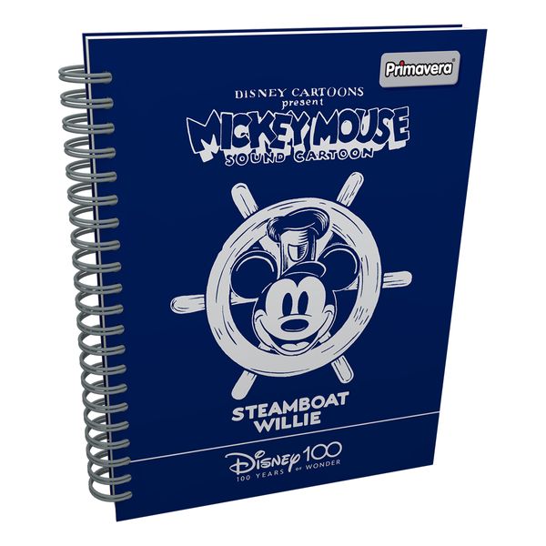 Cuaderno-Argollado-Pasta-Dura-Grande-Disney-100-Mickey-Steamboat-Willie