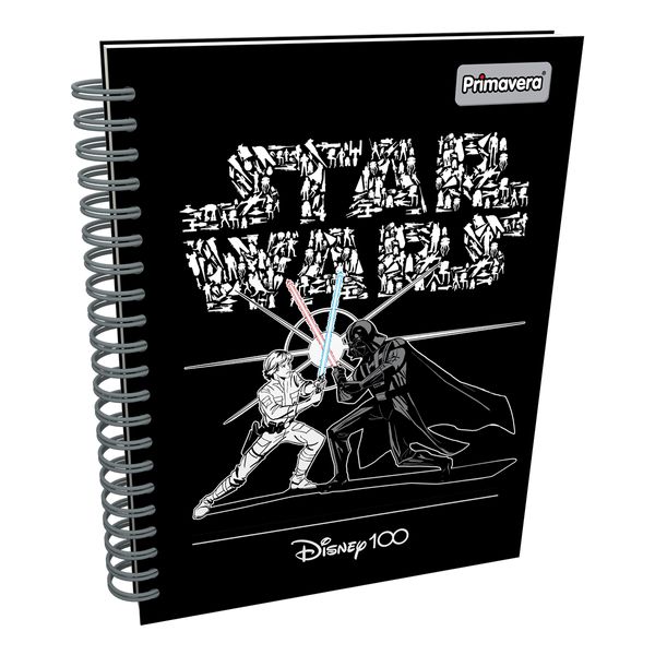 Cuaderno-Argollado-Pasta-Dura-Grande-Disney-100-Star-Wars-Darth-Vader-Luke-Skywalker-Batalla