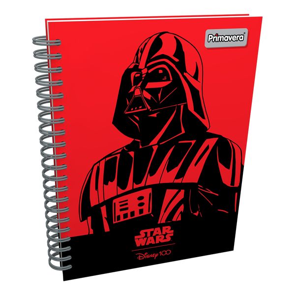Cuaderno-Argollado-Pasta-Dura-Grande-Disney-100-Star-Wars-Darth-Vader-Rojo