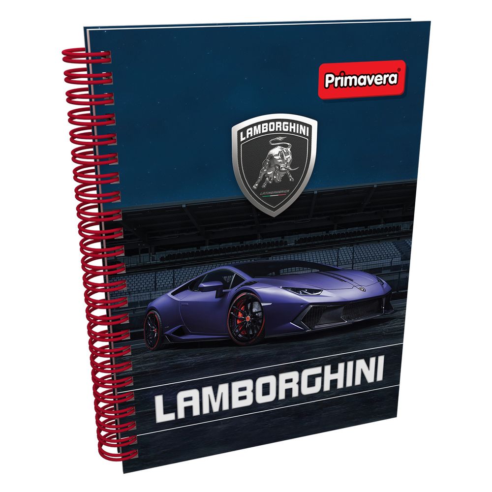 Cuaderno Argollado Pasta Dura Lamborghini Purple - papelesprimavera