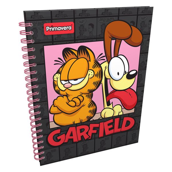Cuaderno-Argollado-Pasta-Dura-Grande-Garfield-y-Oddie-Negro