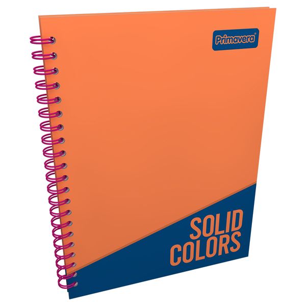 Cuaderno-Argollado-Pasta-Dura-Grande-Solid-Colors-Naranja-y-Azul-Petroleo