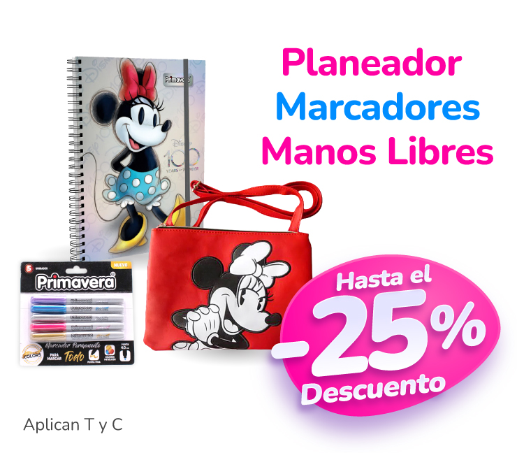 Banner Planeador - Marcadores - Manos libres- Marzo - Mobile