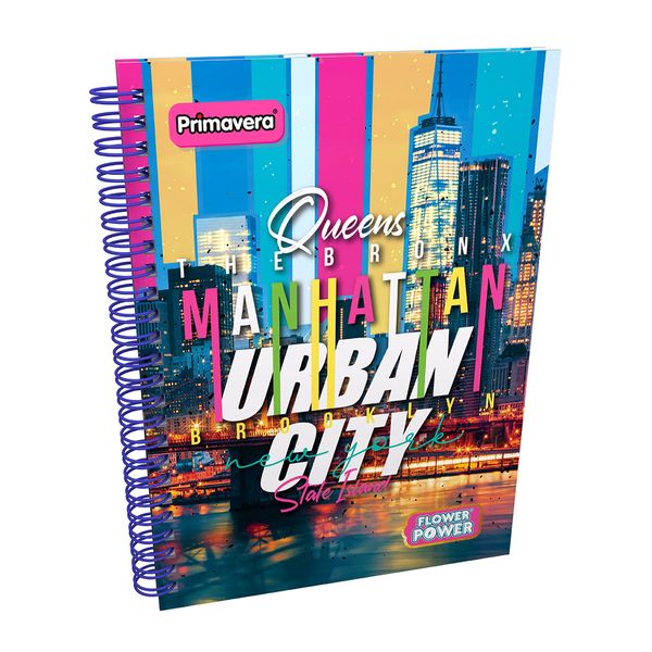 Cuaderno-A6-Flower-Power-Manhattan-Urban-City
