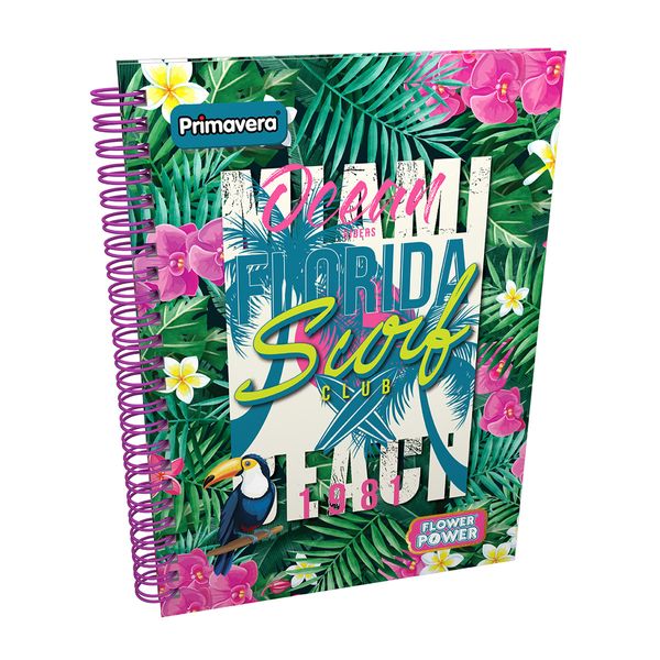 Cuaderno-A6-Flower-Power-Miami-Beach-Surf-Club