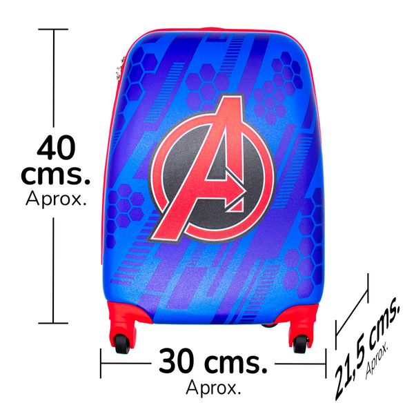 Maleta-de-Viaje-Avengers-Azul-16”-Trolley-Marvel