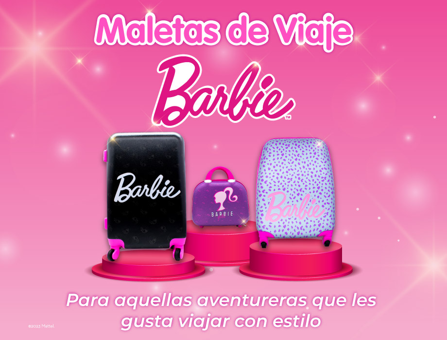 Banner Barbie Maletas de Viaje Mobile