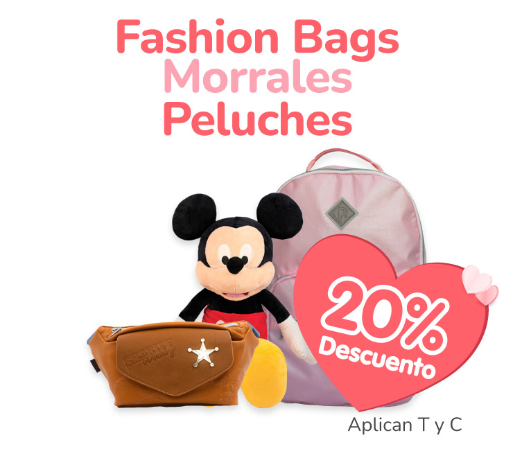 Banner Peluches - Morrales - Fashion Bags - Septiembre -  Mobile
